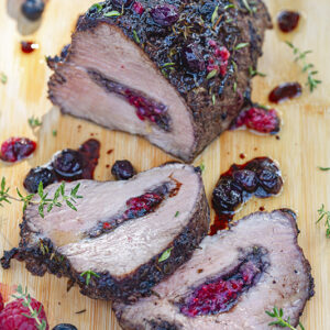 ARROSTO CON MIRTILLI LAMPONI E TIMO - 7796