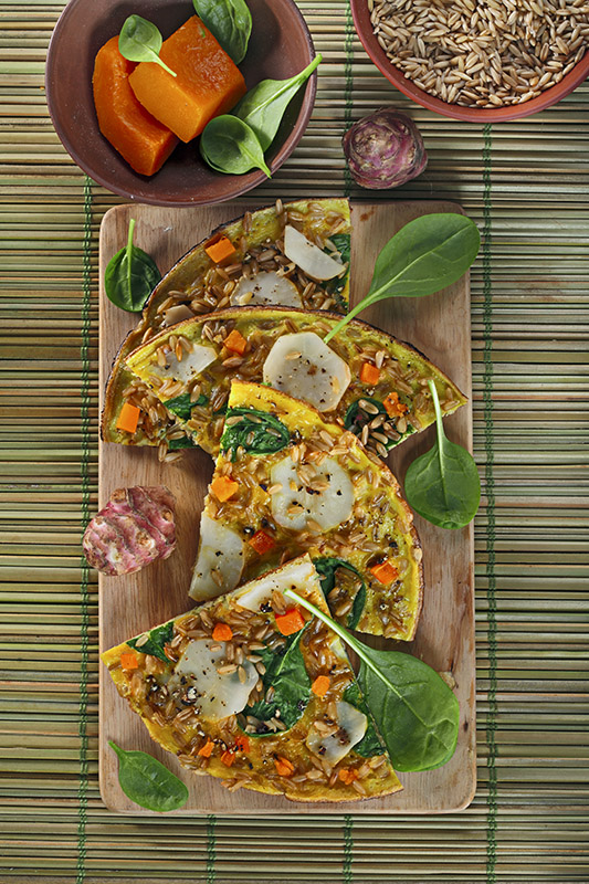FRITTATA CON AVENA TOPINAMBUR SPINACI ZUCCA - 0357 - immagine 1