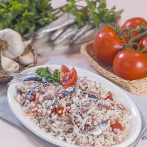 RISOTTO CON SARDINE E POMODORI - K5377
