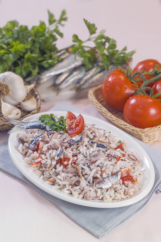 RISOTTO CON SARDINE E POMODORI - K5377