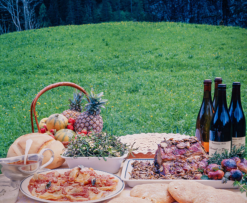 ARROSTO AI FUNGHI E PATATE AL POMODORO - 0993 - immagine 1
