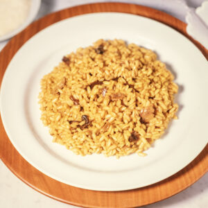 RISOTTO CON FUNGHI E ZAFFERANO - 4221