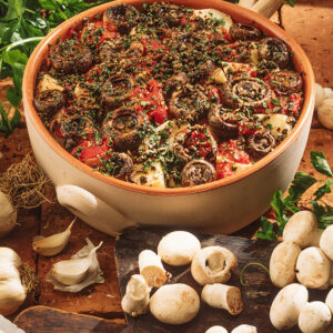 POMODORI PATATE E FUNGHI AL FORNO - GI14790 - 9570