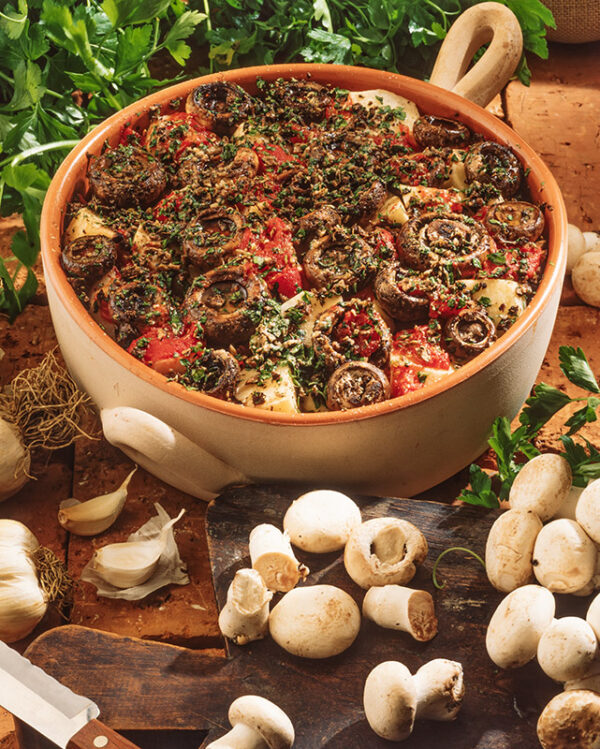 POMODORI PATATE E FUNGHI AL FORNO - GI14790 - 9570