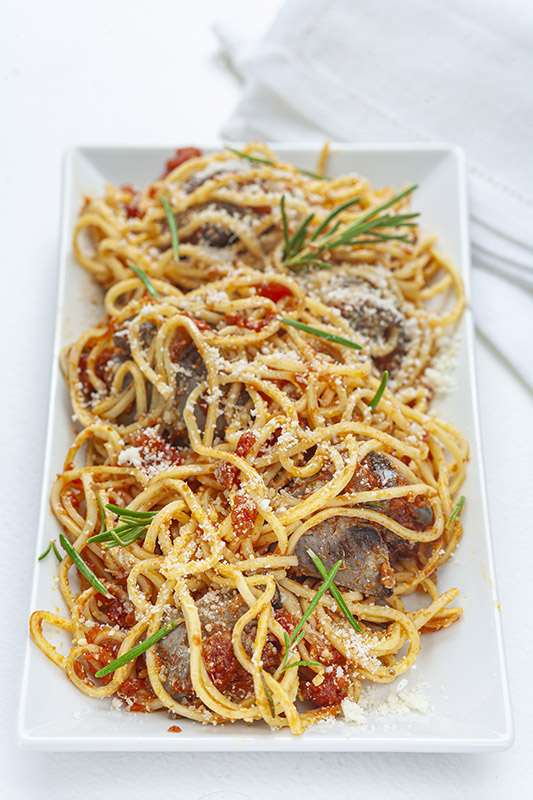 TAJARIN CON FEGATINI E POMODORO - 2687