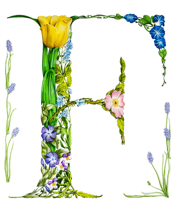 F CAPOLETTERA FLOREALE - 7338