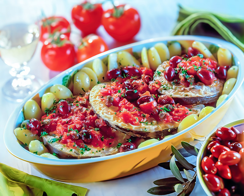 PESCE SPADA CON POMODORI - S0401 - immagine 1