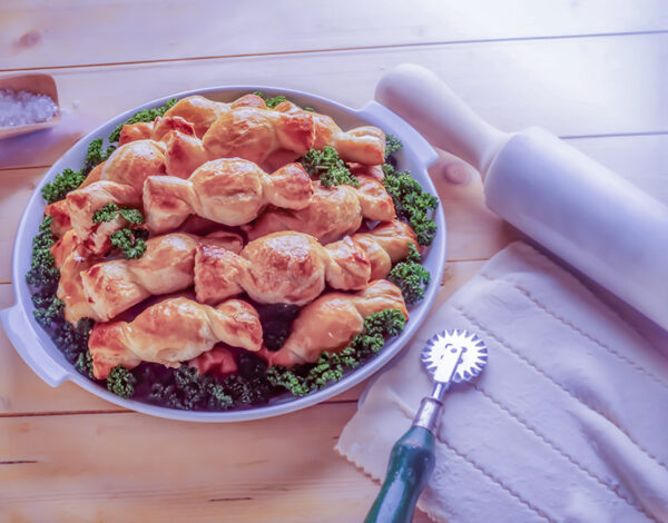 CARAMELLE SALATE CON CARNE TRITA E SCAMORZA AFFUMICATA - GR2186 - 4827