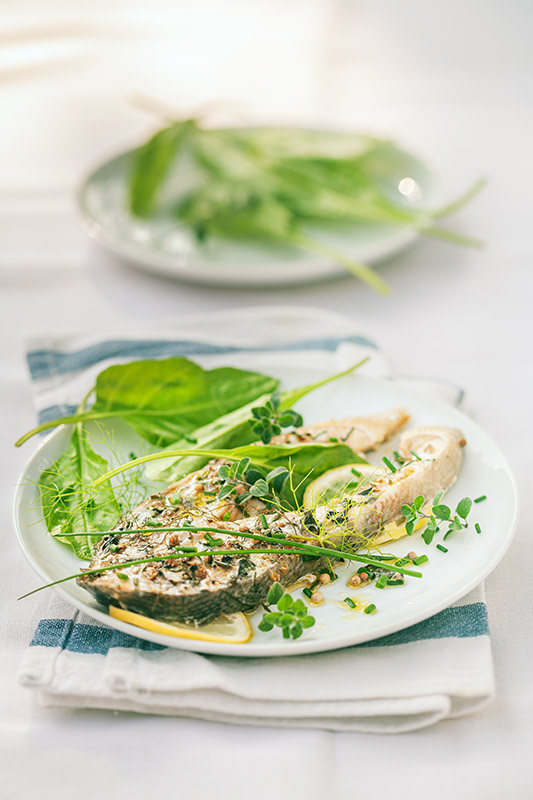 SALMONE ALLE ERBE E CORIANDOLO - 9476