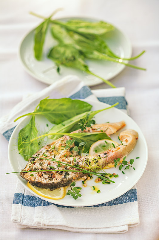 SALMONE ALLE ERBE E CORIANDOLO - 9477