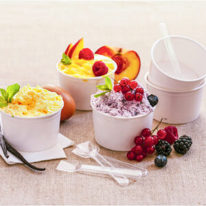 GELATO ALLA CREMA GELATO AI FRUTTI DI BOSCO GELATO ALLA PESCA - 1038