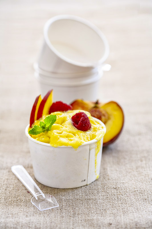 GELATO ALLA PESCA  E LAMPONI - 1022