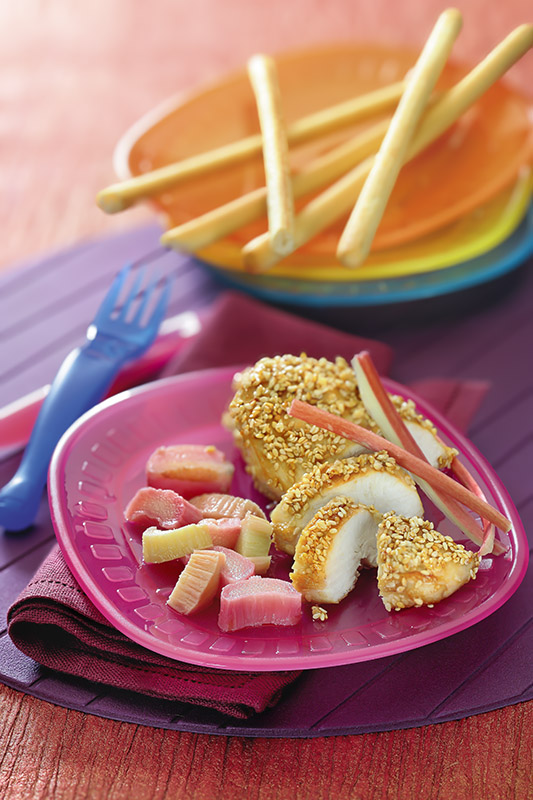 POLLO AL SESAMO CON RABARBARO - 4475