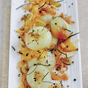 CIPOLLINE CON CARAMBOLA ROSMARINO PEPE CORIANDOLO - 4794