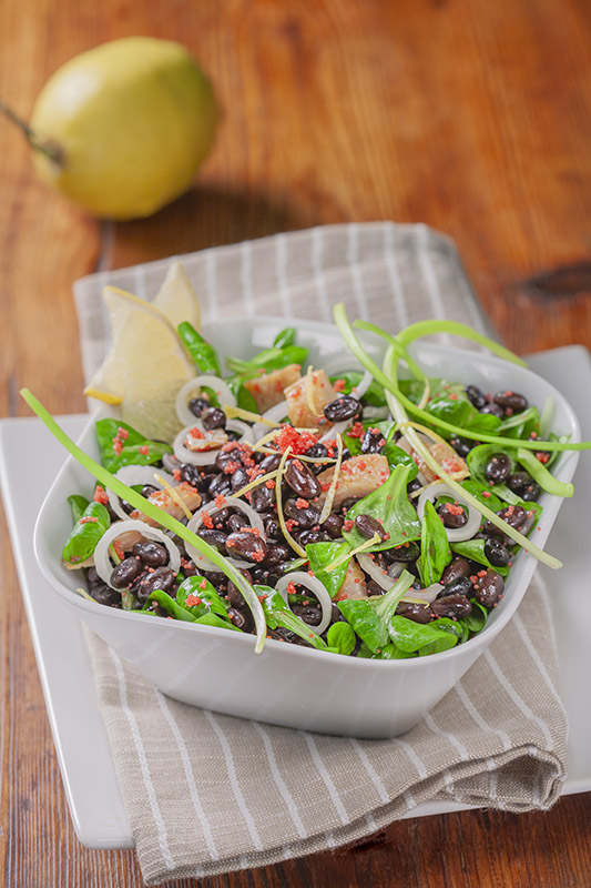 FAGIOLI NERI SONGINO CIPOLLOTTO LIMONE ARINGA AFFUMICATA UOVA DI LOMPO - 4868