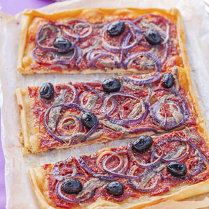 PISSALADIERE CON CIPOLLE ROSSE E ACCIUGHE - 4956
