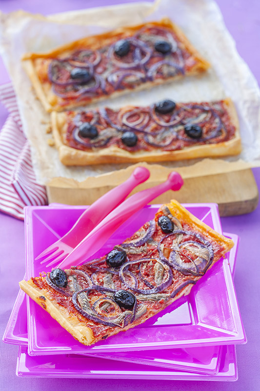 PISSALADIERE CON CIPOLLE ROSSE E ACCIUGHE - 4957