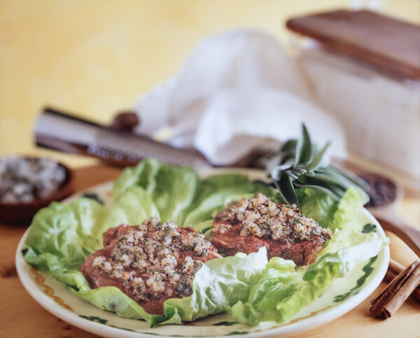 MEDAGLIONI DI MANZO CON LARDO E ERBE - S47950 - 4944