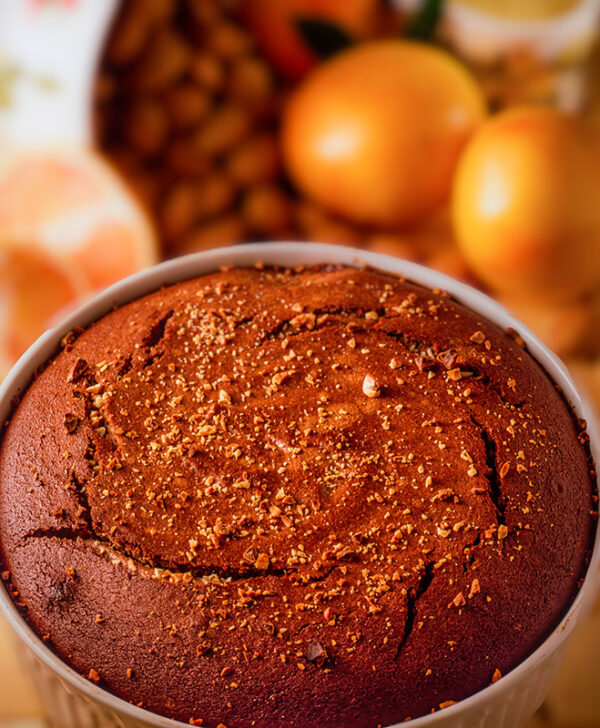 SOUFFLÉ DI CIOCCOLATO CON ARANCE E MANDORLE - GR1988 - 9059