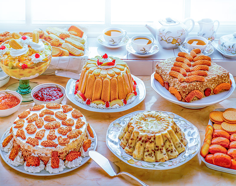 ZUPPA DELLA ZARINA, ANIMAL FARM, CHARLOTTE DI FRUTTA, BUDINO DI SAVOIARDI, MATTONELLA SAPORITA - GR2173 - 9095 - immagine 1