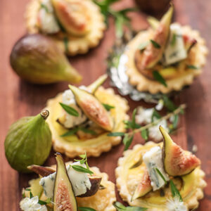 TARTELLETTE AI FICHI GORGONZOLA E MIRTO - 3992