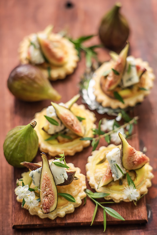 TARTELLETTE AI FICHI GORGONZOLA E MIRTO - 3992