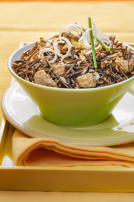 RISO SELVAGGIO CON POLLO AL CURRY – 5546