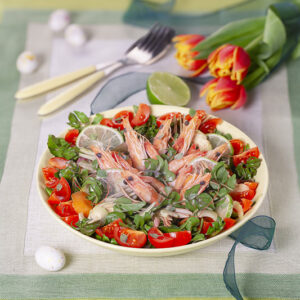 INSALATA CON GAMBERI E VERDURA - 5697