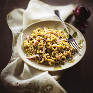 ANELLETTI SICILIANI CIPOLLE ROSSE E PROSCIUTTO COTTO - 0126