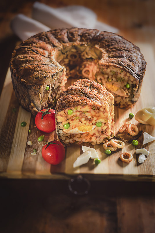 TIMBALLO DI ANELLETTI ALLA SICILIANA - 9898