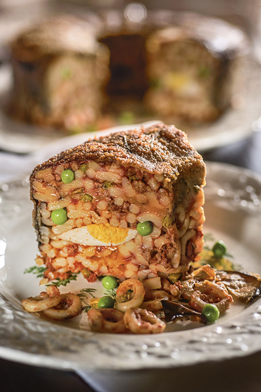TIMBALLO DI ANELLETTI ALLA SICILIANA - 9894