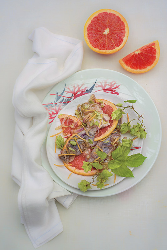 ARINGHE AL POMPELMO ROSA E LUPPOLO - 9478