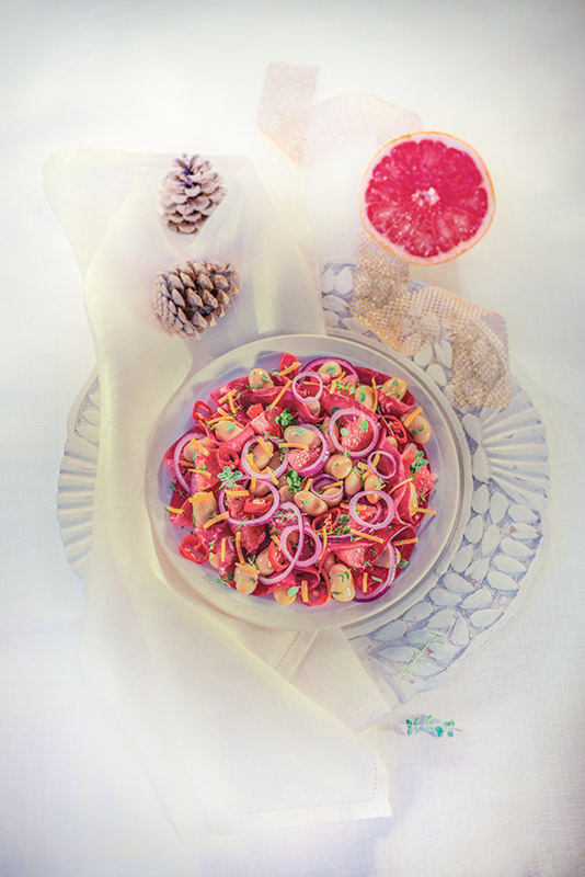 BRESAOLA CON FAGIOLI E POMPELMO - 9391