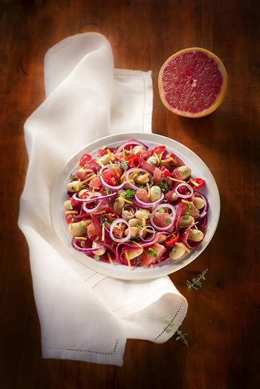 BRESAOLA CON FAGIOLI E POMPELMO - 9397