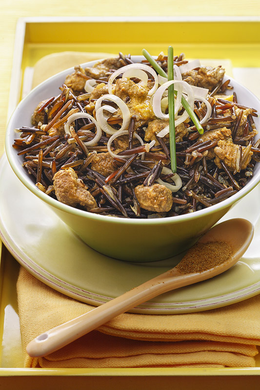 RISO SELVAGGIO CON POLLO AL CURRY - 5547