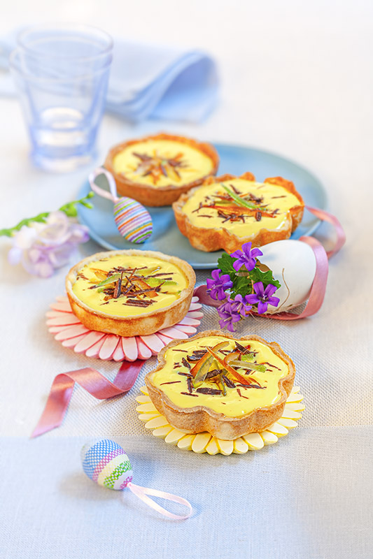 CROSTATINE ALLA CREMA DI LIMONCELLO CON AGRUMI CANDITI - 5575