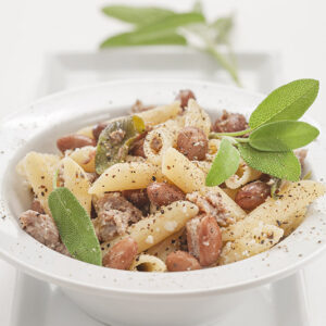 PENNE CON FAGIOLI E SALVIA - 5695