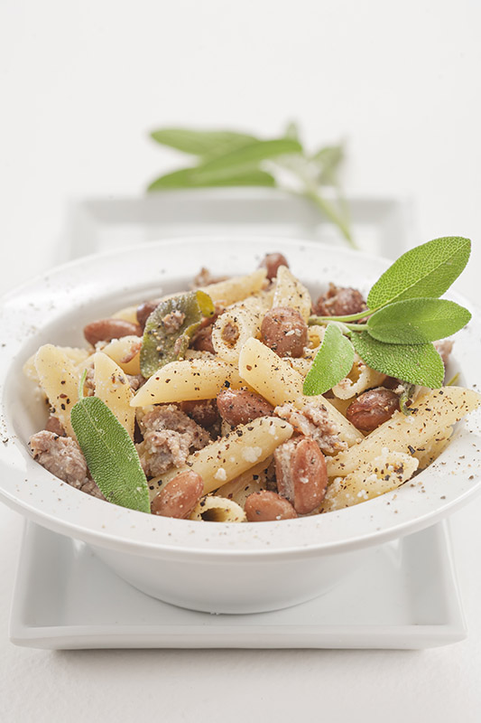 PENNE CON FAGIOLI E SALVIA - 5695