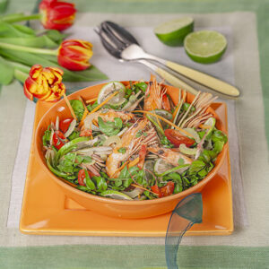 INSALATA CON GAMBERI E VERDURA - 5702