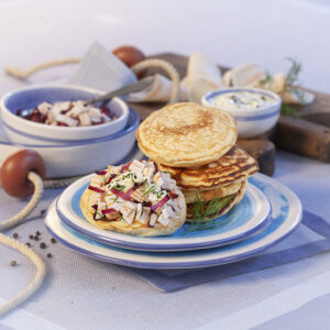 BLINIS CON TARTARE DI AFFETTATO DI MARE - 5835