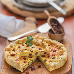 TORTA SALATA AL BACCALÀ E UVETTA - 6635