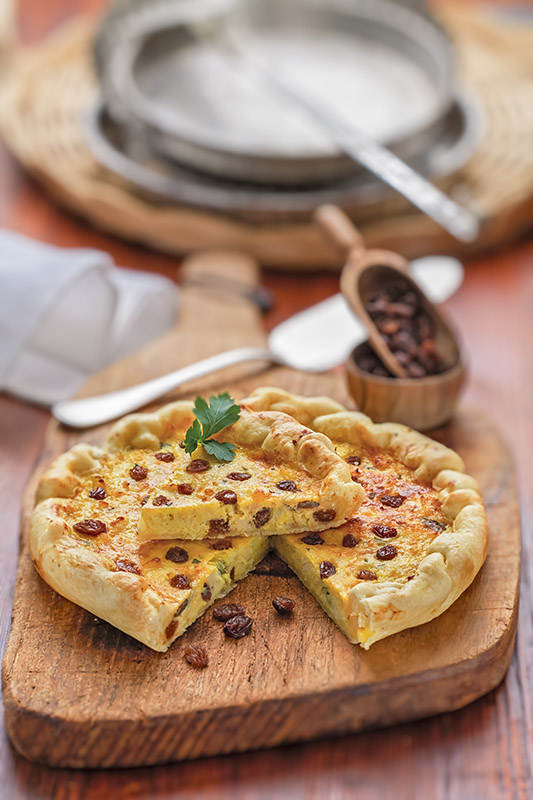 TORTA SALATA AL BACCALÀ E UVETTA - 6635