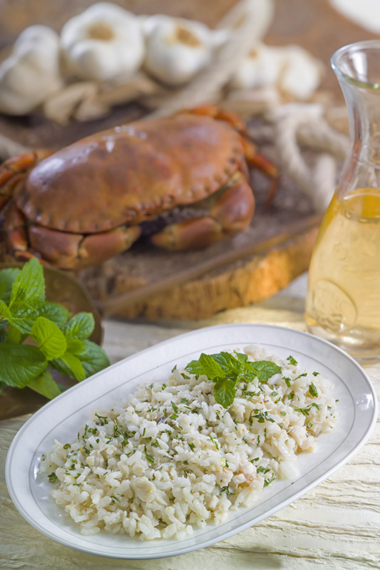 RISOTTO CON MENTA E GRANCHIO - K2194