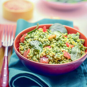 RISO CON TROTA AFFUMICATA E SALSA DI SPINACI - 2404108