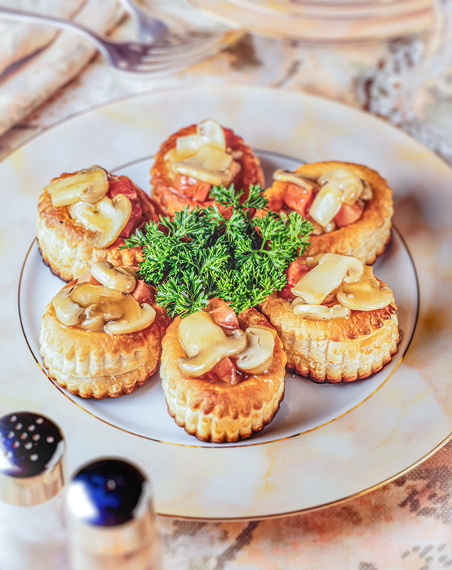 VOL AU VENT AI FUNGHI E PROSCIUTTO COTTO - S235900 - 4853 - immagine 1