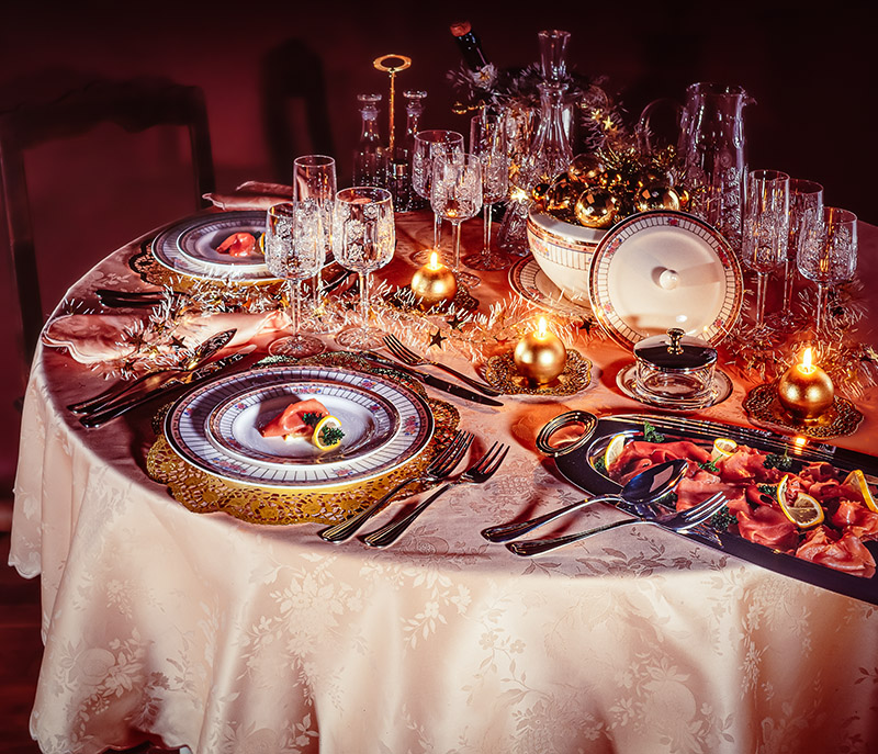 TAVOLA APPARECCHIATA DI NATALE - S232920 - 5476 - immagine 1