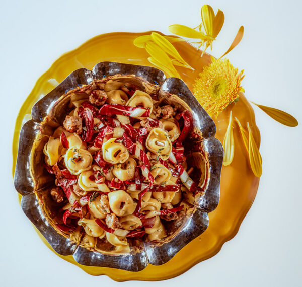 TORTELLI CON SALSICCIA E RADICCHIO - 6277