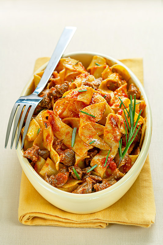 TAGLIATELLE CON IL RAGÙ DI AGNELLO - UMBRIA  - 3513