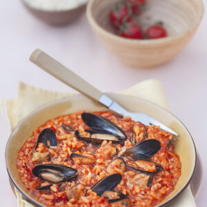 RISOTTO CON POMODORI E COZZE - 9732