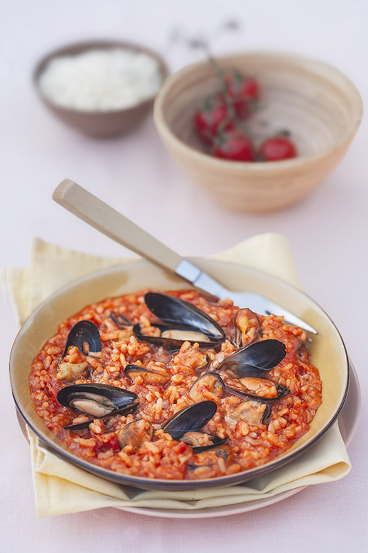 RISOTTO CON POMODORI E COZZE - 9732